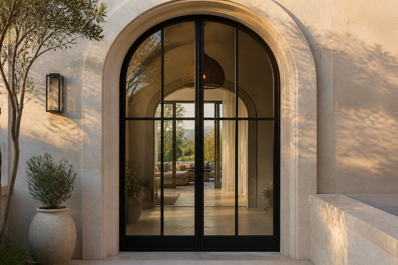 VLX 100 Arched / Custom Door in Los Angeles, CA | Westlight Windows Los Angeles - detail 3