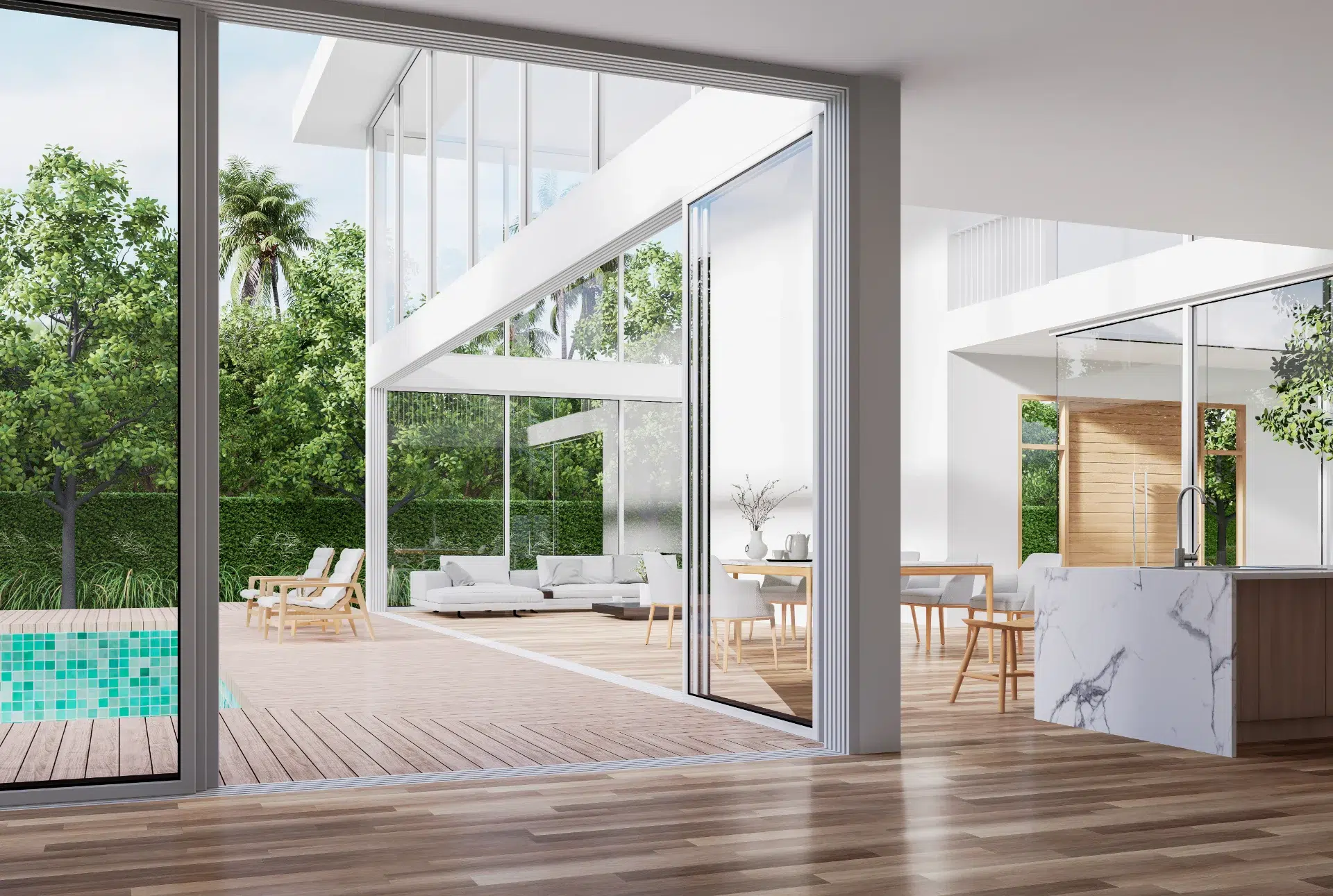 VLX 138 Panoramic Sliding Door in Los Angeles, CA | Westlight Windows Los Angeles - detail 1