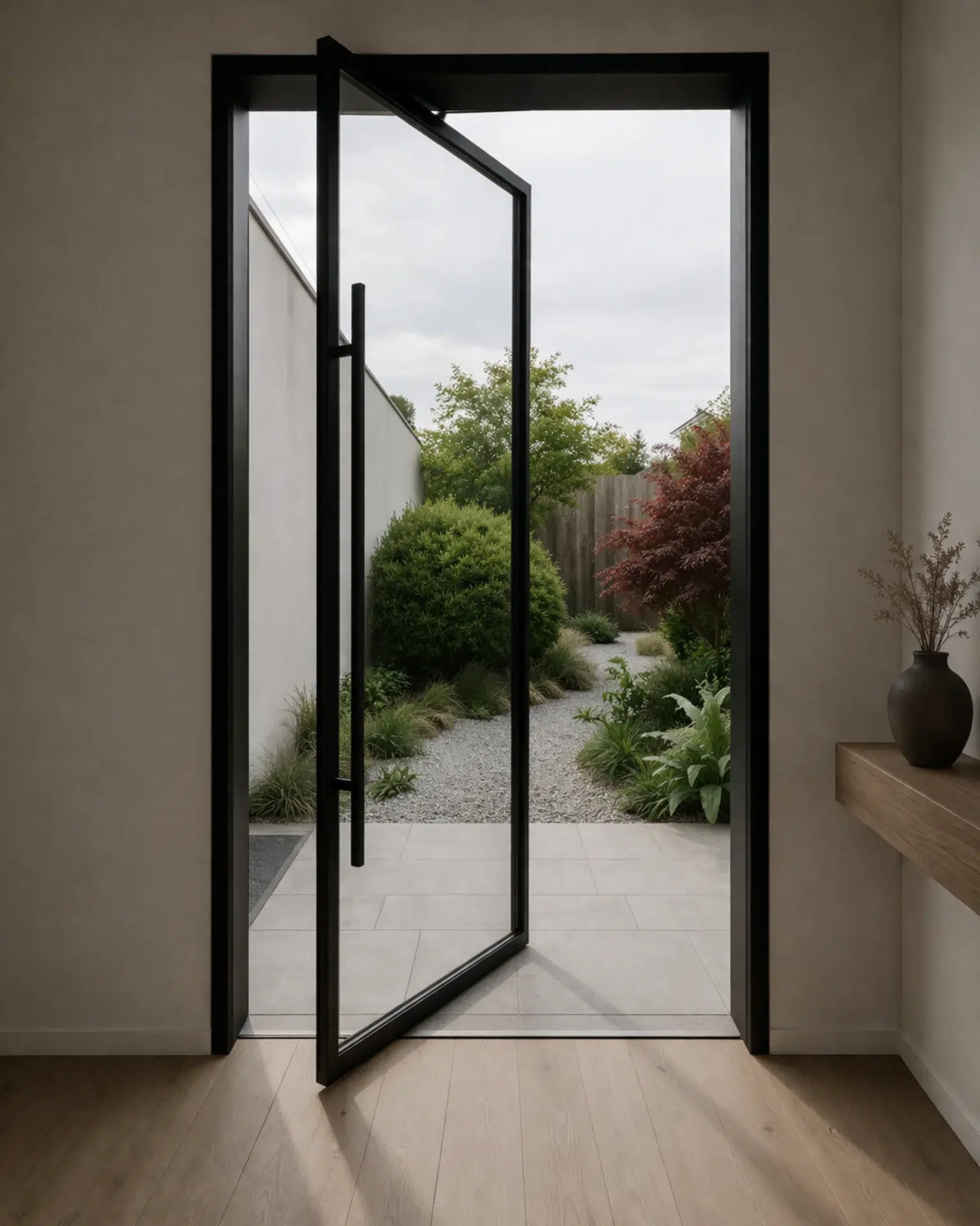 VLX 100 Pivot Door in Los Angeles, CA | Westlight Windows Los Angeles - detail 1