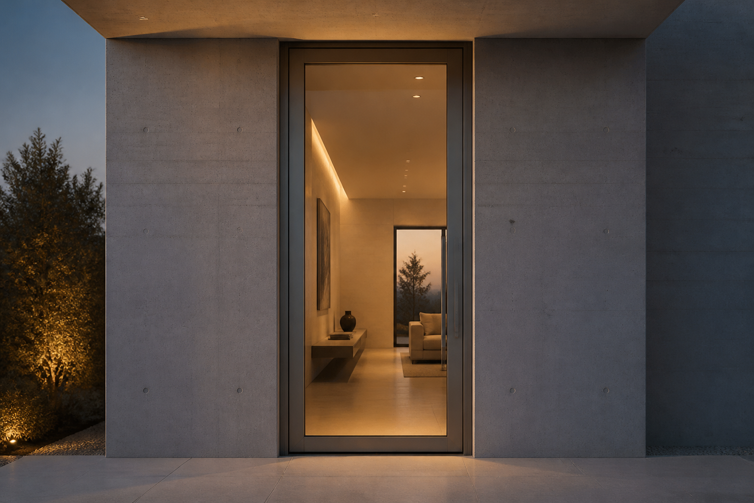 VLX 100 Pivot Door in Los Angeles, CA | Westlight Windows Los Angeles - detail 2